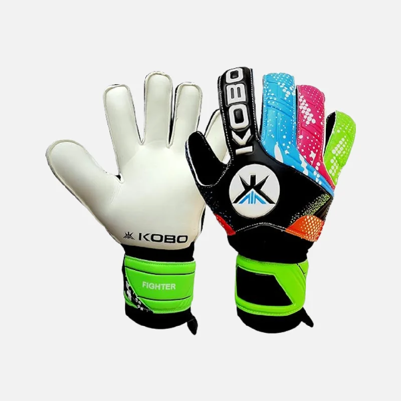 bicycle pad agility-Kobo 2327-G-K Adult Goal Keeper Gloves Medium -Multi Colour