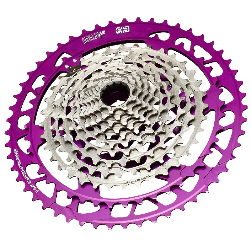 bicycle wheel rigidity-Cassetta ethirteen Helix R 9-52T 12v - Viola