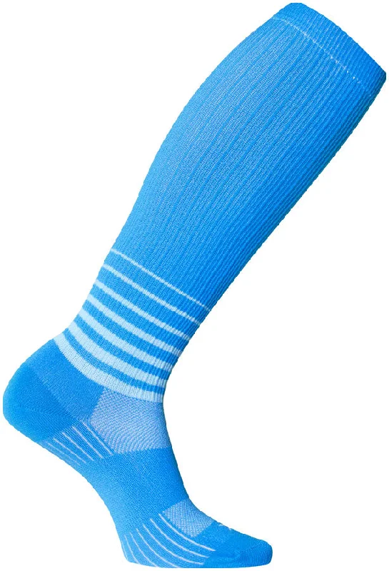 bicycle gear personalization-SockGuy SGX Arctic Socks - 12" Blue Small/Medium