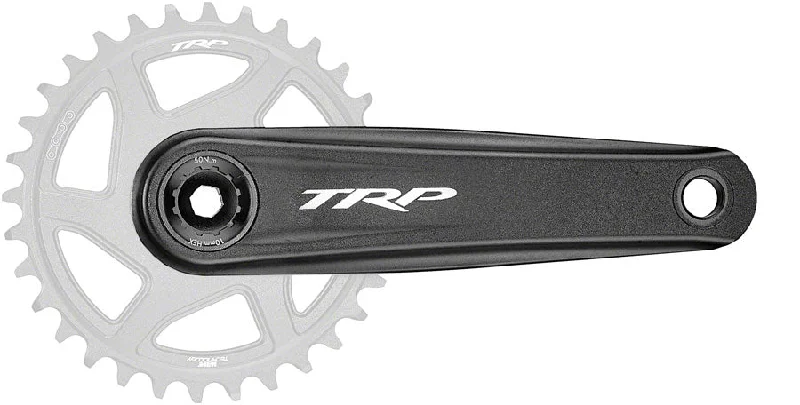 bicycle rotor control-TRP CK-8050 Crankset - 175mm 12-Speed For 68/73mm Frame BB DM CINCH Chainring Interface 30mm Spindle Sandblasted BLK