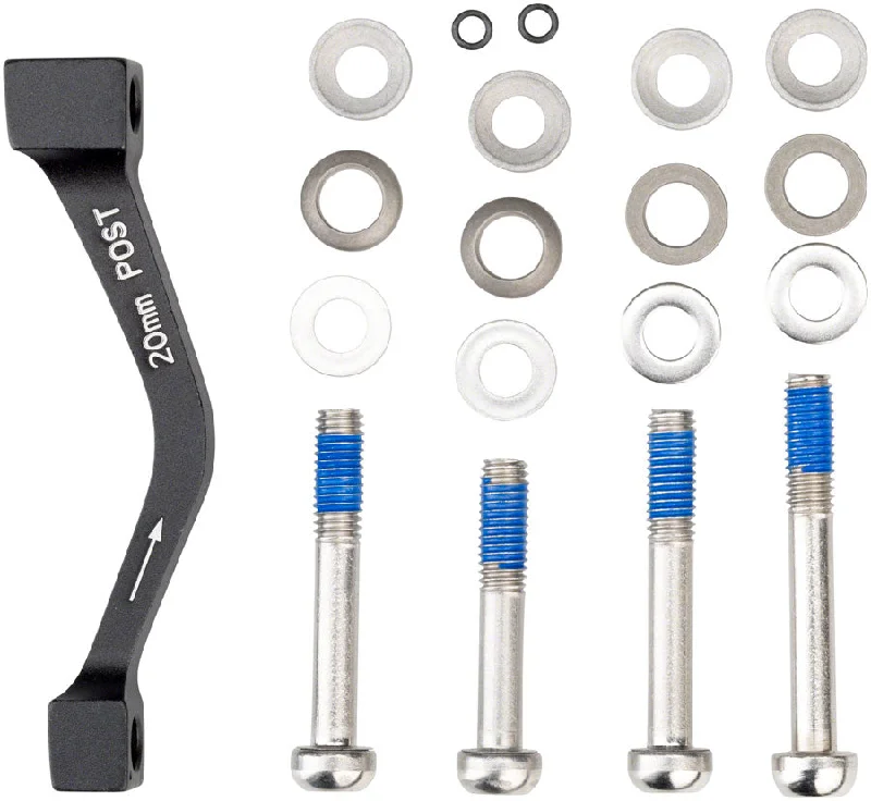 bicycle chain personalization-SRAM/ Avid 20mm Post-Mount Disc Caliper to Post Mount Frame/Fork Adaptor Stainless Bolts Kits Regular CPS Calipers