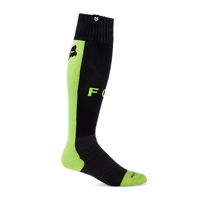 bicycle rim rigidity-FOX 2024 360 CORE SOCKS - BLACK/YELLOW