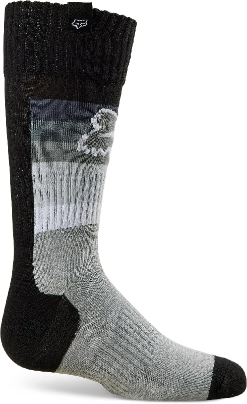 bicycle tool precision-FOX 2023 YOUTH 180 TOXSYK SOCKS - BLACK