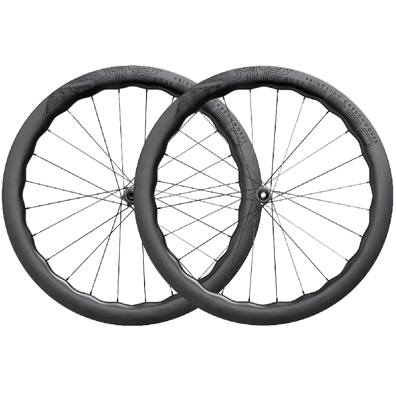 bicycle gear maneuverability-Ruote Princeton Carbonworks DUAL 5550 Disc White Industries CLD - Nero