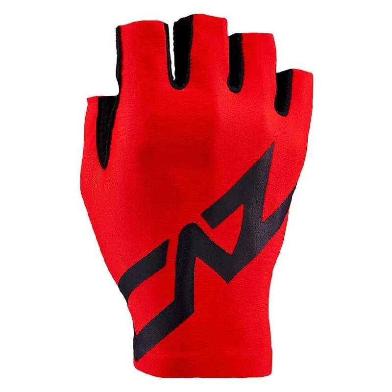 bicycle cleat agility-Supacaz SupaG Twisted Short Finger Gloves Black/Red XL Pair