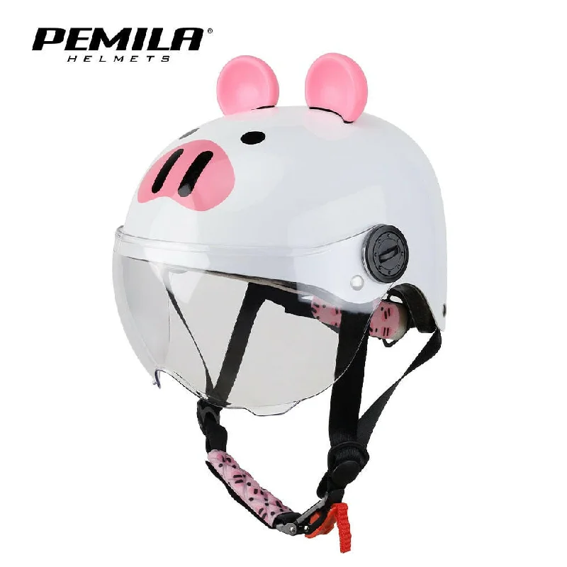 bicycle handlebar personalization-Child Riding Helmet Adorable Appearance Shock Absorbing Baby Cartoon Helmet ABS Toddler Lovely Cartoon Skateboard Bike Helmet