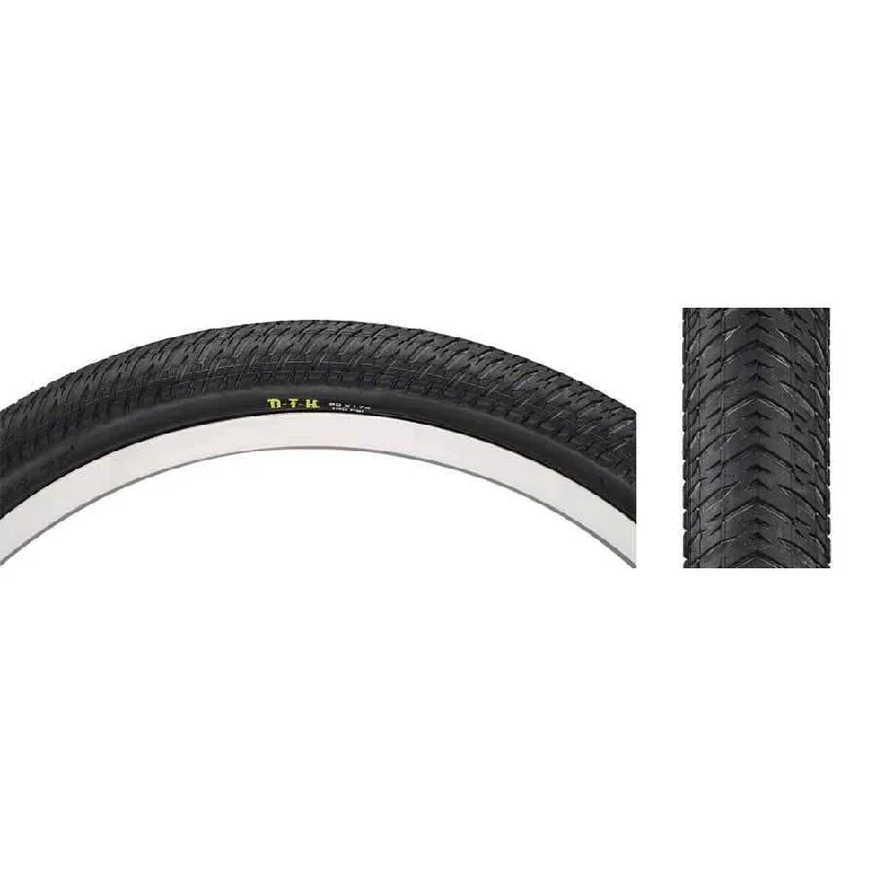 bicycle tire personalization-DTH Bike Tire: 20 x 1-3/8", Wire, 120tpi, Dual Compound, SilkWorm