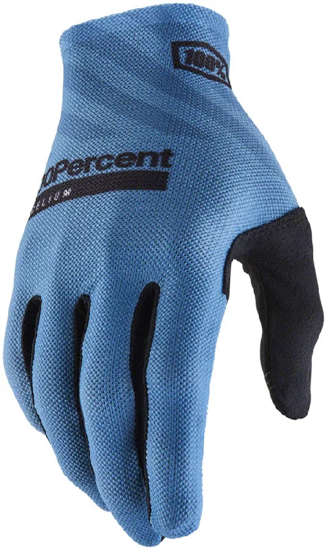 bicycle cleaner agility-100% Celium Gloves - Slate Blue Full Finger Mens Small