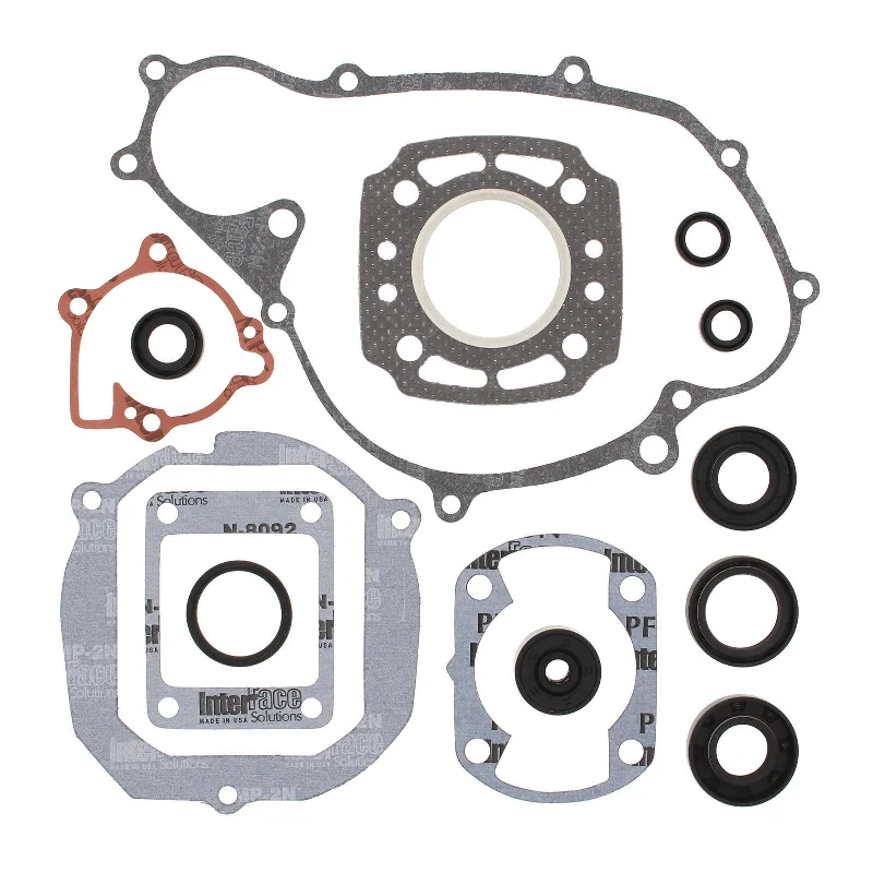 bicycle pump modification-VERTEX COMPLETE GASKET SET W/ OIL SEALS YAMAHA