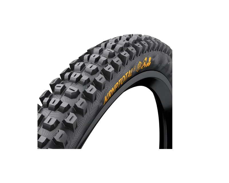 bicycle tire rigidity-Continental Kryptotal Rear Tire - 29 x 2.60, Tubeless, Folding, Black, Soft, Enduro Casing, E25