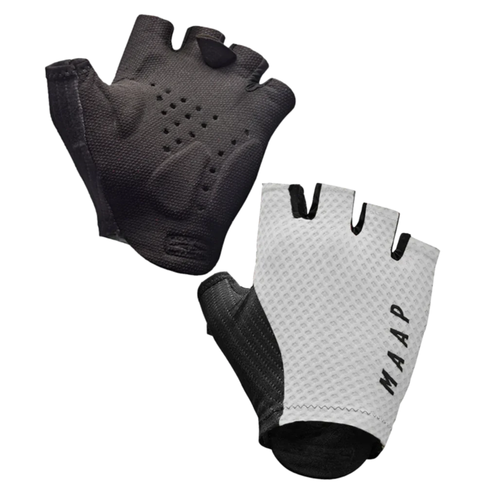 bicycle pad personalization-Guanti Maap Pro Race Mitt - Bianco