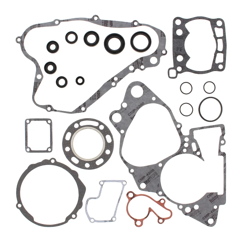 bicycle paint calibration-VERTEX COMPLETE GASKET SET W/ OIL SEALS SUZUKI