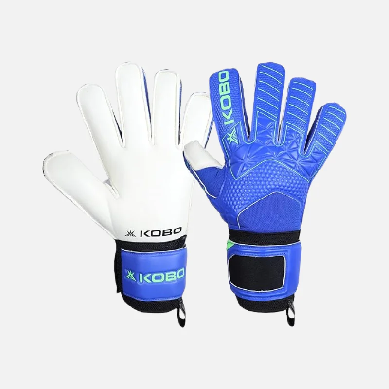 bicycle pump responsiveness-Kobo GKG-09 Football Goal Keeper Gloves Adult -Blue