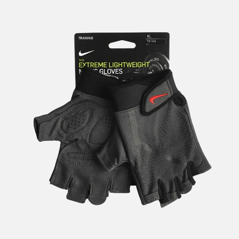 bicycle lever personalization-Nike Extreme Men's Lightweight Training Gloves -Anthracite/Black/Red