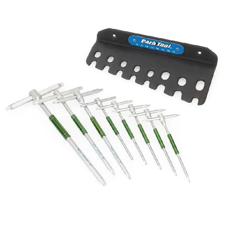 bicycle spoke rigidity-Park Tool THT-1, Sliding T-Handle Torx Compatible Wrench Set