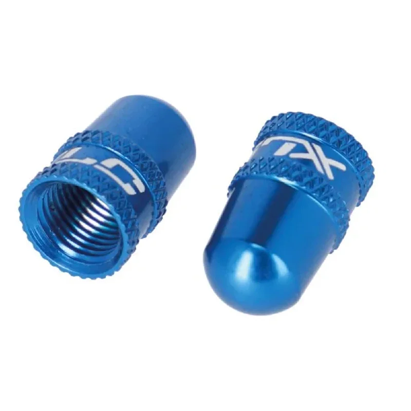 bicycle stem agility-Tappi valvola XLC PU-X15 Schrader - Blu