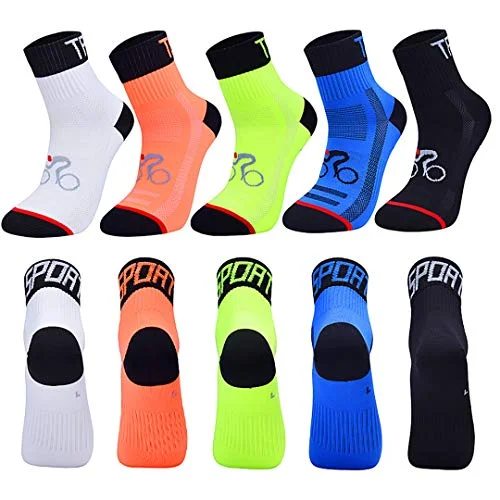 bicycle cleat optimization-Multi-Color Cycling Socks