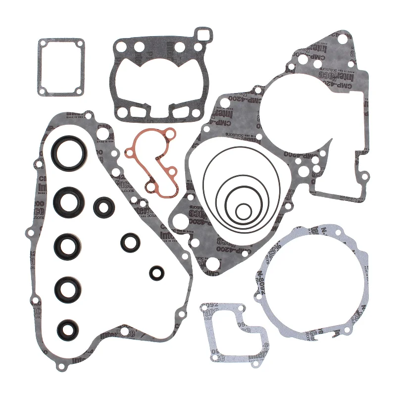 bicycle tire adjustment-VERTEX COMPLETE GASKET SET W/ OIL SEALS SUZUKI