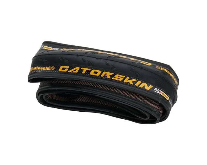 bicycle valve rigidity-CONTINENTAL GATORSKIN TIRE - 700 X 28 CLINCHER FOLDING BLACK POLYX BREAKER