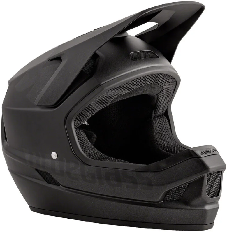 bicycle fork rigidity-Bluegrass Legit Helmet - Black Texture Matte Small