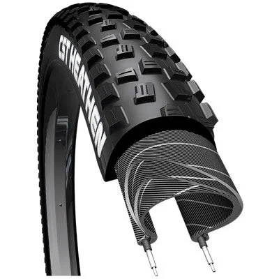 bicycle tire control-Cs Tire 26X2.25 Heathen  Black Wire Bead 810G Dual Compound Heathen Cst Tires  26''