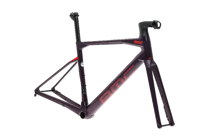 bicycle tire maneuverability-BMC Roadmachine 01 51cm Frameset - 2021