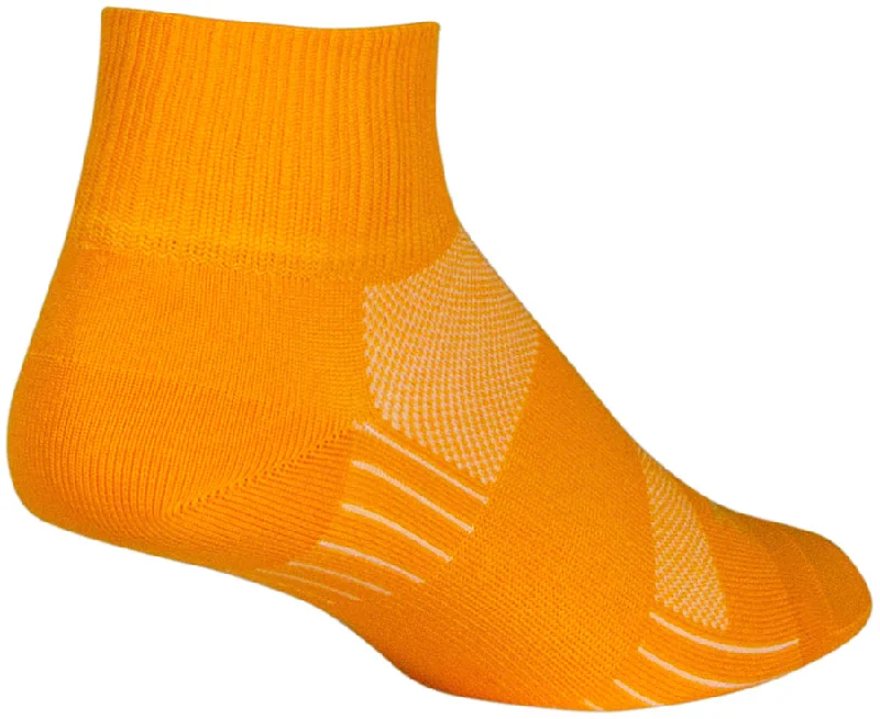 bicycle tire flexibility-SockGuy Gold Sugar SGX Socks - 2.5" Gold Small/Medium