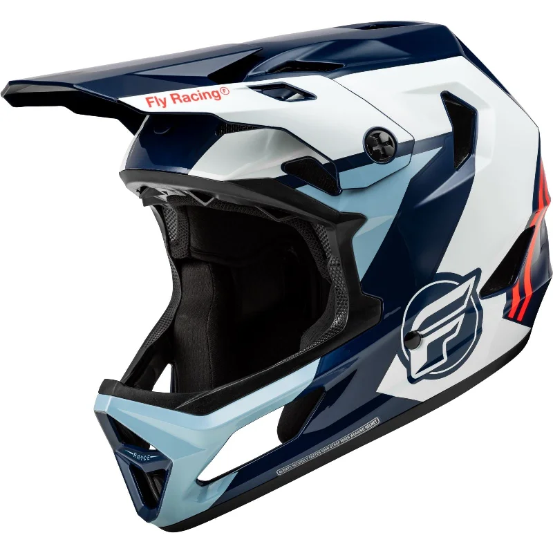 bicycle frame balance-Fly Racing Youth Rayce (2024) Full Face Helmet - Red/White/Blue