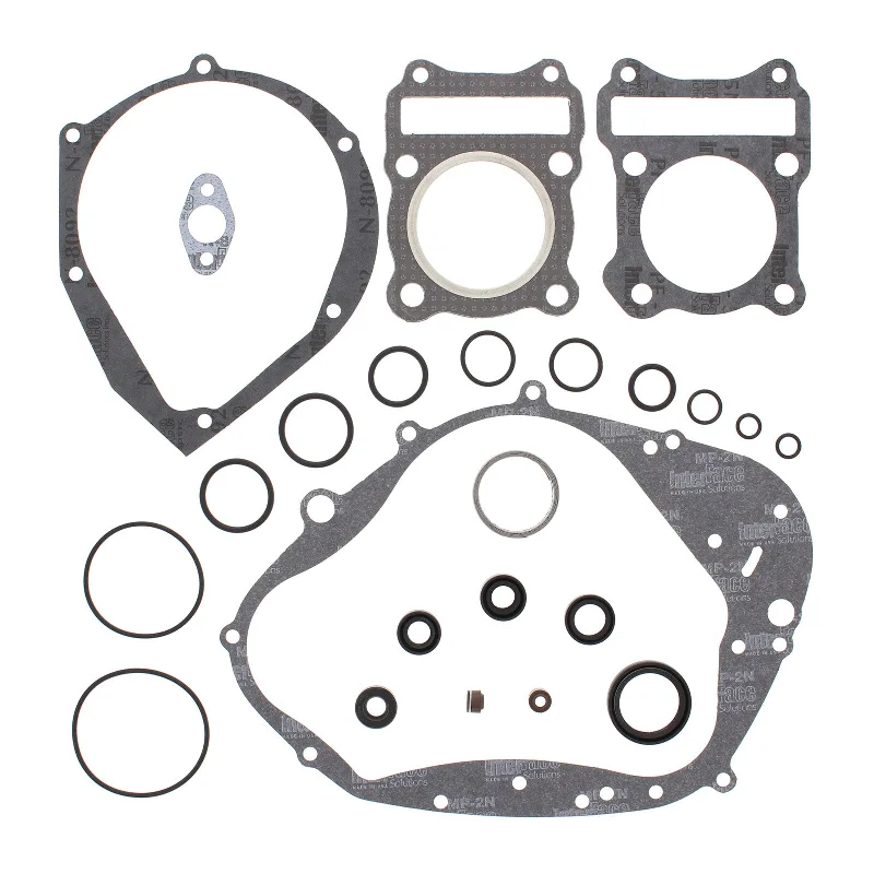 bicycle handlebar tuning-VERTEX COMPLETE GASKET SET W/ OIL SEALS KAW/SUZ