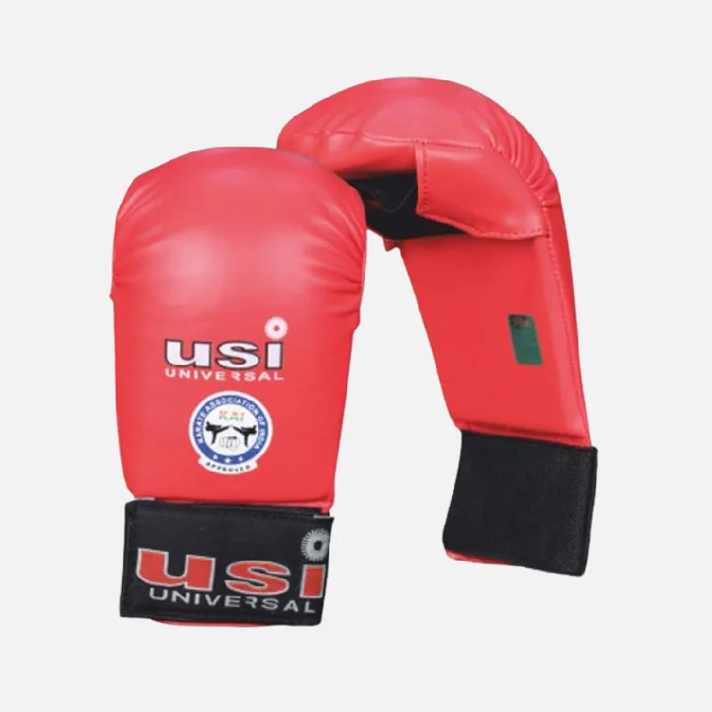 bicycle rust maneuverability-USI Universal The Unbeatable Martial Arts Boxing Gloves Large Size -Red/Blue