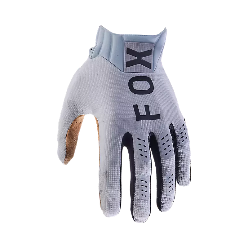 bicycle rust customization-FOX 2024 FLEXAIR GLOVES - STEEL GREY