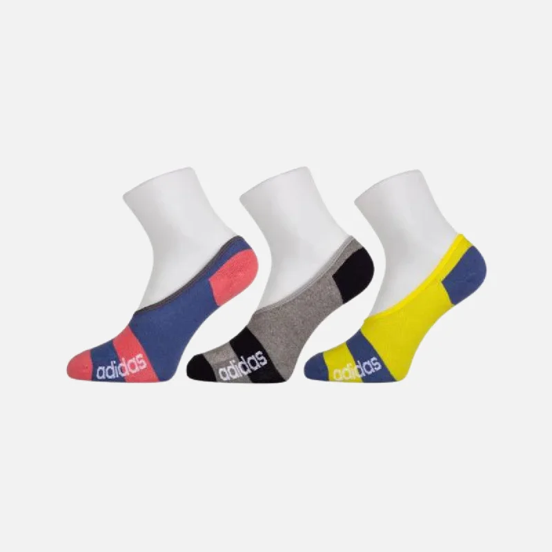 bicycle lever improvement-Adidas Flat Knit No Show Cotton Men's Socks (3 Pair)