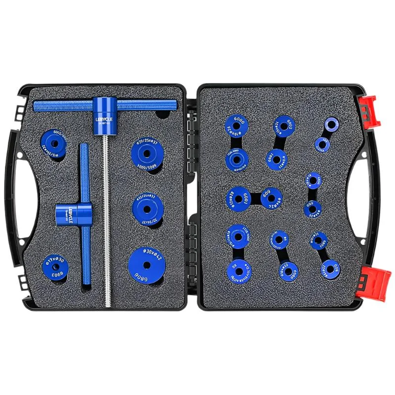 bicycle saddle alignment-Lebycle Bike Hub Bearing Install Tool Kit With 21 kinds of press block