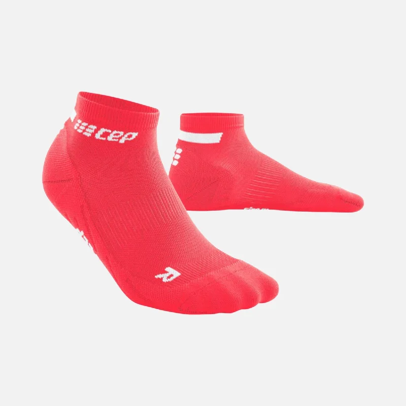 bicycle shoe control-Cep The Run 4.0 Low Cut Women's Socks -Pink