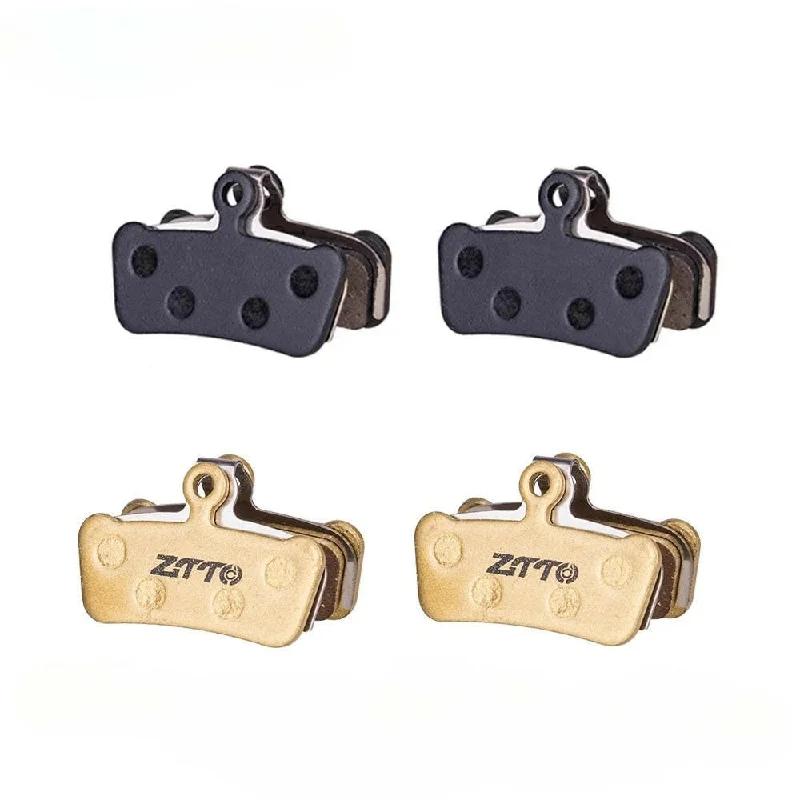 bicycle lever control-ZTTO 4 Pairs MTB Bike 4 Piston Disc Brake Pads Brake Shoes For Guide G2 RSC Hydraulic brake Metallic Brake Pads XO Trail E9 E7