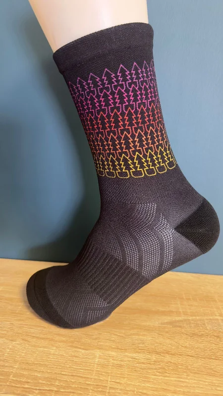 bicycle sidewall precision-Redwood Rainbow Socks