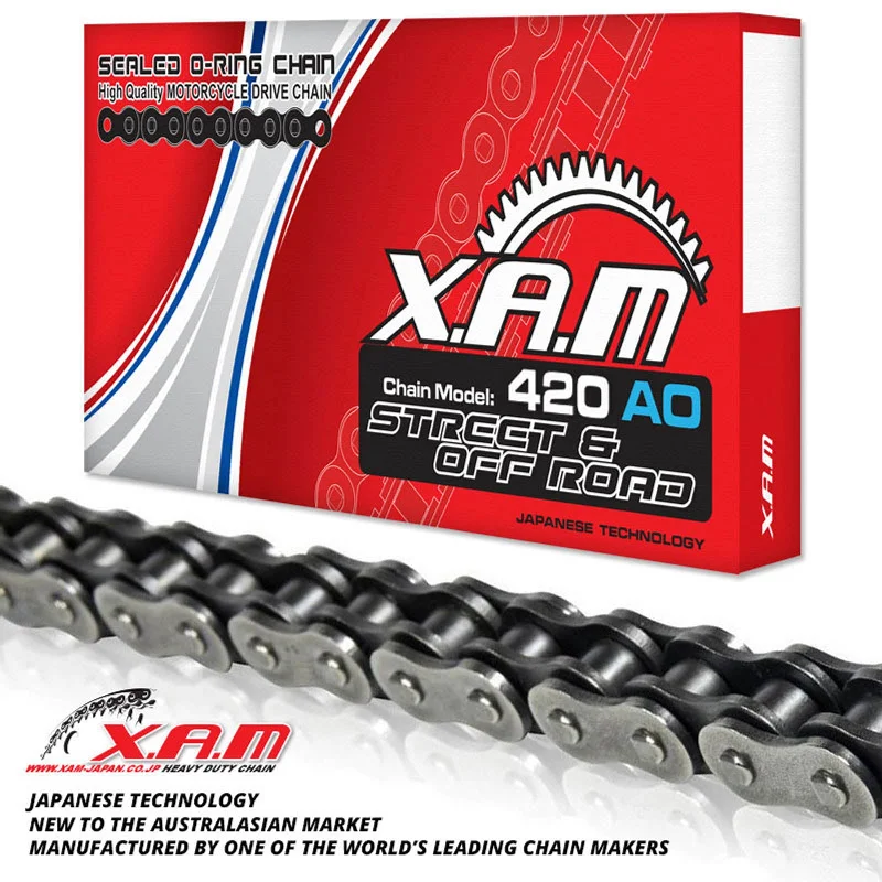 bicycle saddle stability-XAM 420AO O-Ring Chain (110L)