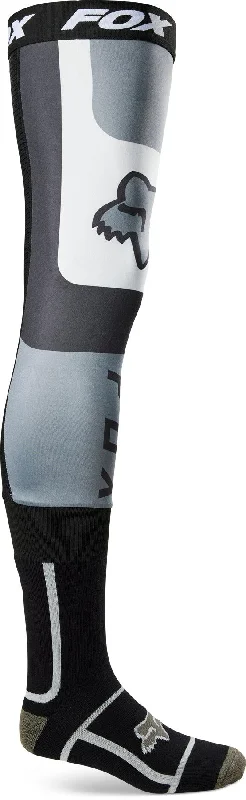 bicycle chain control-FOX 2023 FLEXAIR KNEE BRACE SOCKS - BLACK