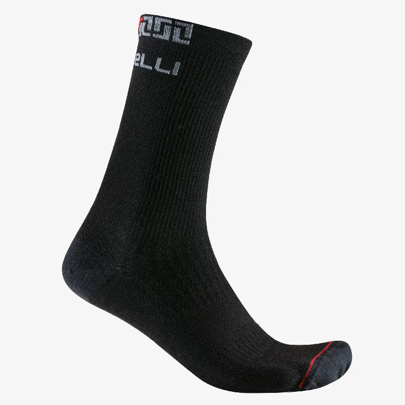 bicycle pedal optimization-Calze Castelli Bandito Merino 18 - Nero