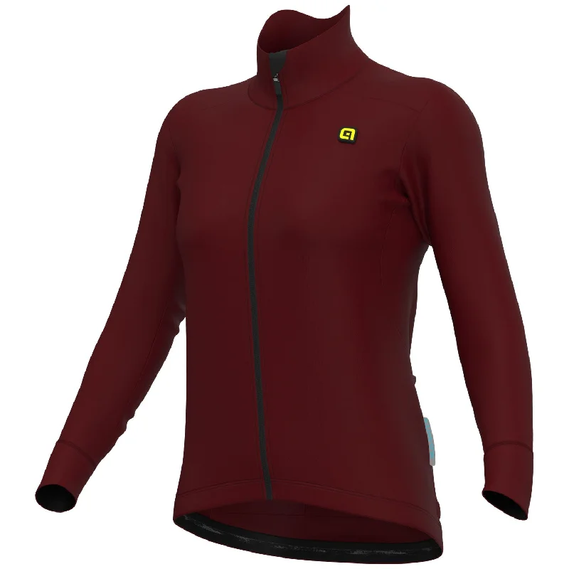 bicycle sidewall modification-Maglia maniche lunghe donna Ale Klimatik K-Idro - Bordeaux