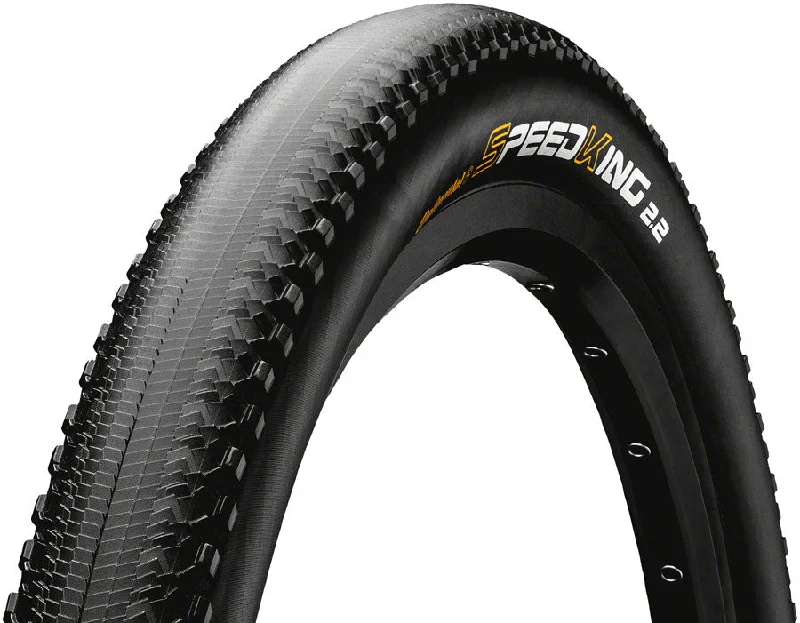 bicycle rust robustness-Continental Speed King Tire - 26 x 2.20 Clincher Folding BLK BLKChili RaceSport E25