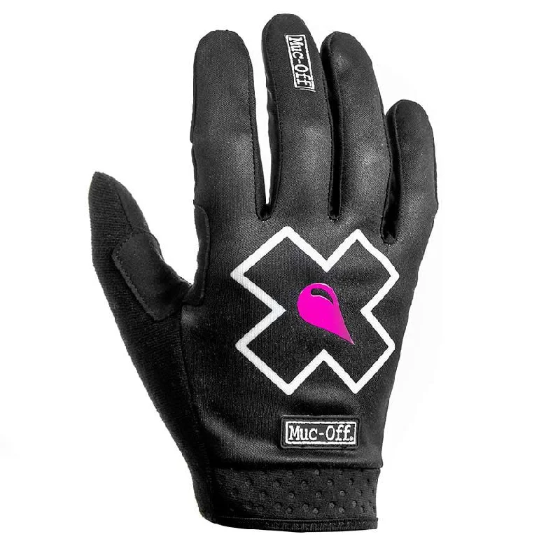 bicycle tire agility-Muc-Off MTB Ride Full Finger Gloves Unisex Black XS Pair