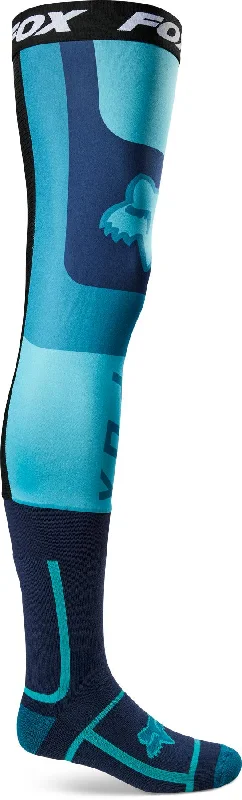 bicycle seatpost stability-FOX 2023 FLEXAIR KNEE BRACE SOCKS - TEAL