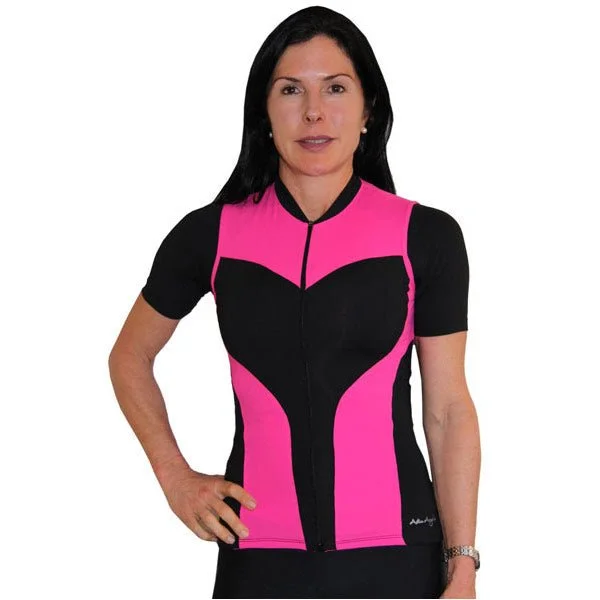 bicycle gear improvement-Active Angelz Contoured Short Sleeve Jersey