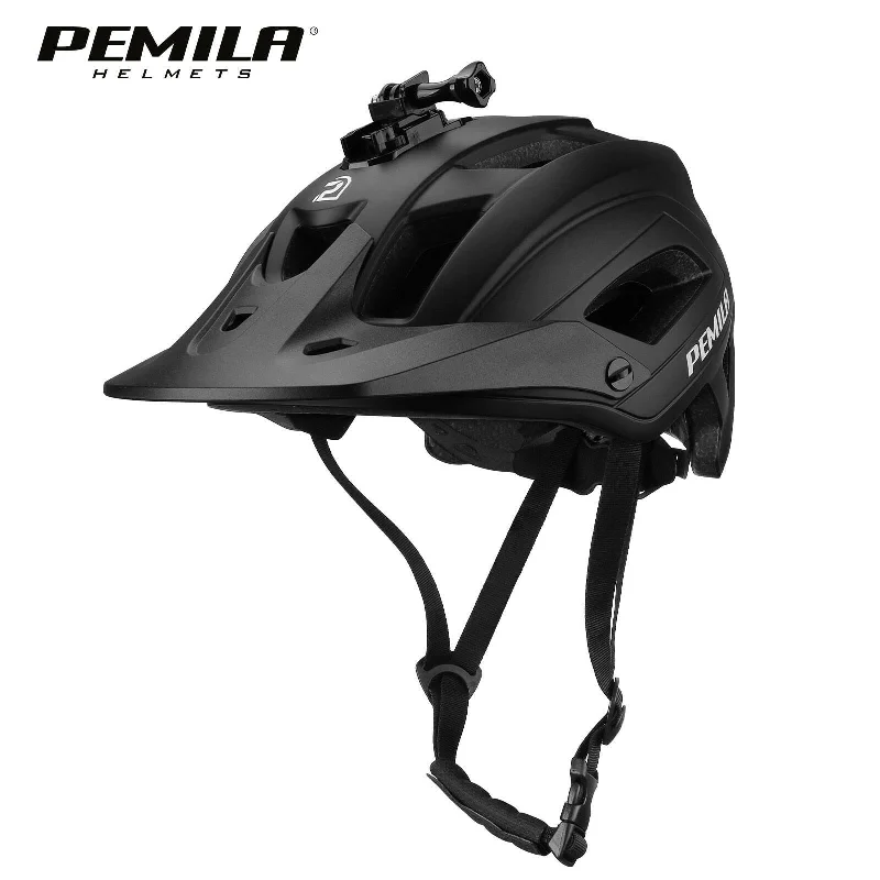 bicycle shoe responsiveness-PEMILA Outdoor DH MTB Bicycle Helmet Integrally-molded Road Mountain Bike Helmet Ultralight Racing Riding Cycling Helmet