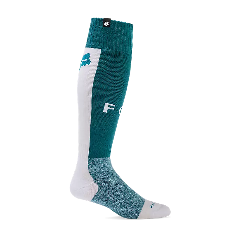 bicycle suspension rigidity-FOX 2024 360 CORE SOCKS - MAUI BLUE