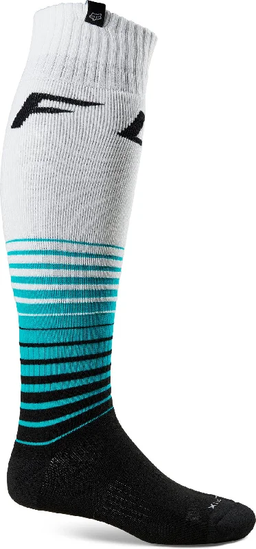 bicycle valve responsiveness-FOX 2023 360 FGMNT SOCKS - TEAL