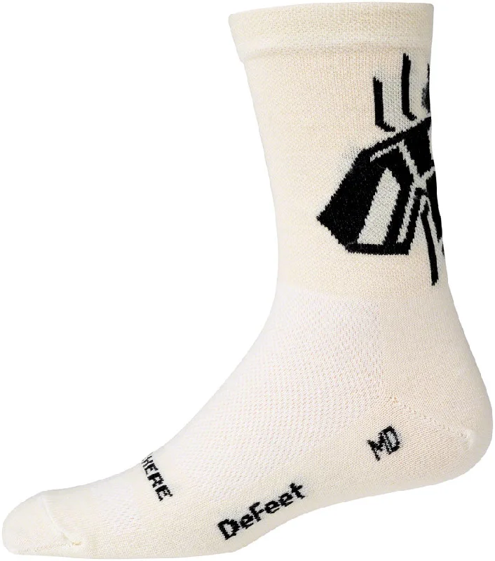 bicycle tire alignment-Surly Wingnut Wool Sock - 5" Natural/Black Small