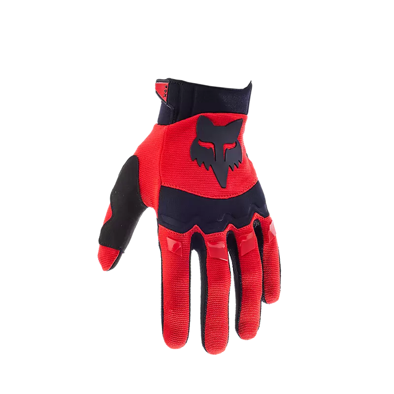 bicycle tire upgrade-FOX 2025 DIRTPAW GLOVES - FLO RED