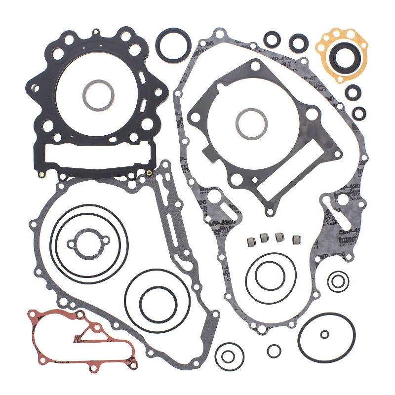 bicycle pedal resilience-VERTEX COMPLETE GASKET SET W/ OIL SEALS YAMAHA